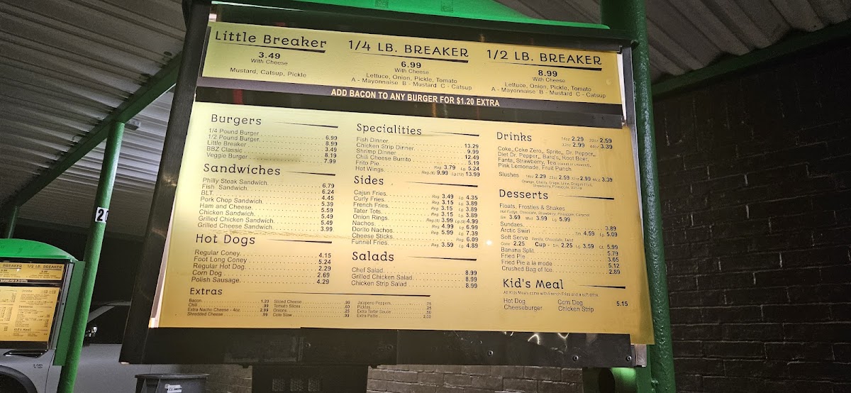 Breaker Drive-In Menu - Image 5