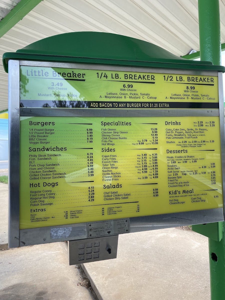 Breaker Drive-In Menu - Image 6